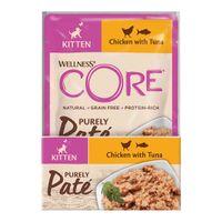 Wellness CORE Purely Paté Kitten Chicken with Tuna Cat Wet Food 85g