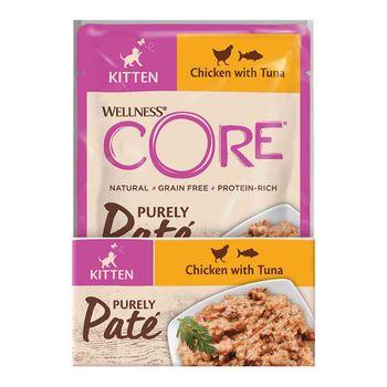 Wellness CORE Purely Paté Kitten Chicken with Tuna Cat Wet Food 85g
