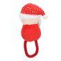 Rosewood Squeaky Plush & Rope Christmas Dog Toy