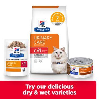Hill'S Prescription Diet C/D Multicare Stress Urinary Care Dry Cat Food With Chicken 3kg