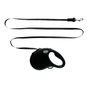 Fida Retractbale Dog Lead Black S