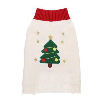 Rufus & Rosie Christmas Tree Dog Jumper Medium