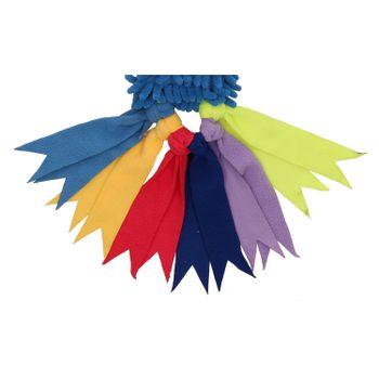 Rufus & Rosie Bungee Tassel Noodle Dog Toy, Large