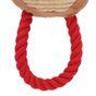Rosewood Squeaky Plush & Rope Christmas Dog Toy