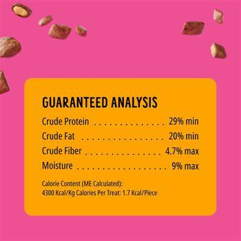 Bonkers Cat Bites, Crunchy & Soft Paw Lickin' Chicken Flavoured Cat Treats 180g
