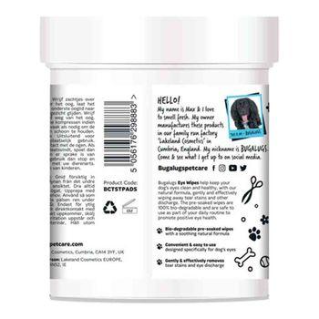 Bugalugs Dog Eye Biodegradable Wipes 100 Pack