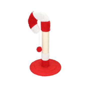 Rufus & Rosie Candy Cane Christmas Cat Scratcher