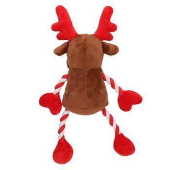 Rufus & Rosie Christmas Reindeer Rope Plush Dog Toy