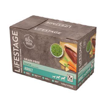 Lifestage Adult Grain Free Wet Dog Food Duck 7x395g
