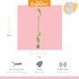 Tabby Patch Pea Pod Cat Bungee Toy