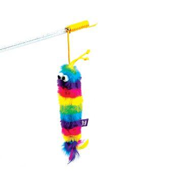 Tabby Patch Rainbow Cat Teaser Toy