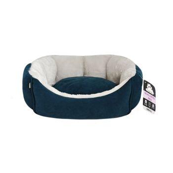 Dream Paws Blue Scalloped Dog Bed Medium