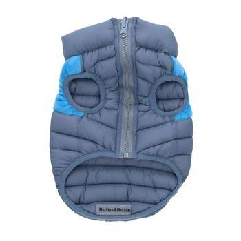 Rufus & Rosie Dog Puffer Jacket Blue L+