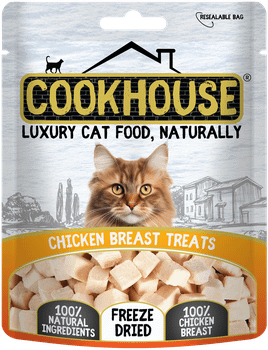 Cookhouse Luxury Cat Treats 100% Chicken Breast 10g
