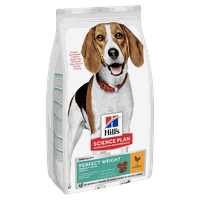 Hill'S Science Plan Adult Perfect Weight Medium Dry Dog Food Chicken Flavour 12kg