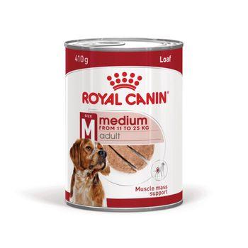 Royal Canin Medium Adult Wet Dog Food Cans In Loaf 410g