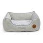 Petface Grey Cord Square Pet Bed