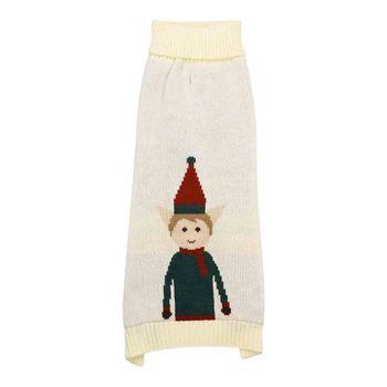 Pet Brands Dog Jumper Elf Print