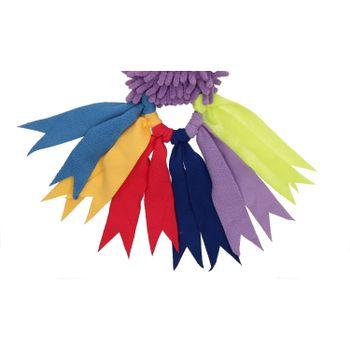 Rufus & Rosie Bungee Tassel Noodle Dog Toy, Large