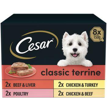 Cesar Tray Classics Selection 8x150g 
