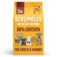 Scrumbles Dry Dog Food for Adult & Seniors Chicken 2kg