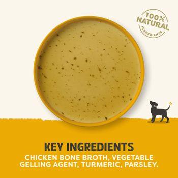 Applaws Taste Toppers Chicken Bone Broth with Turmeric & Parsley 6x200ml