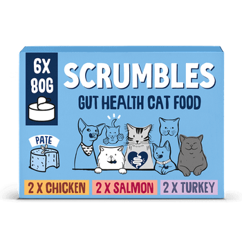 Scrumbles Grain Free Wet Cat Pate Classic Selection 6x80g