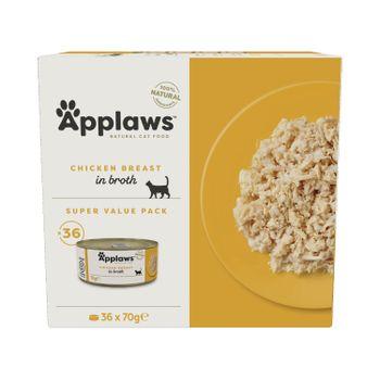 Applaws Natural Adult Wet Cat Food Tuna Fillet in Jelly Tin 70g