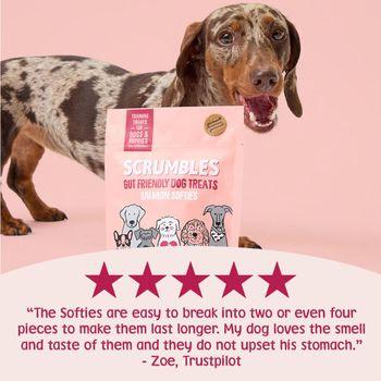 Scrumbles Softies Training Treats for Dogs Salmon 90g