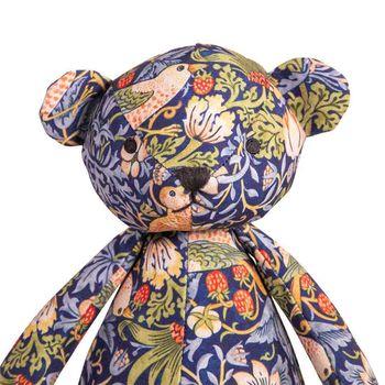 Morris & Co. Strawberry Thief Bear Dog Toy