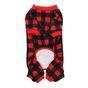 Rufus & Rosie Christmas Check Dog Pyjamas Medium