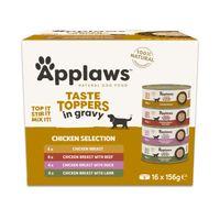 Applaws Taste Toppers Chicken Selection in Gravy 16x156g
