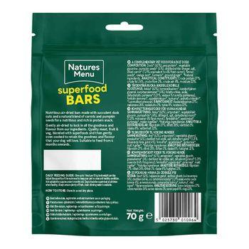 Natures Menu Superfood Bars Duck 70g