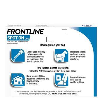 Frontline Spot On for Small Dogs and Puppies 2 10kg 3 pack Dog Flea Treatment