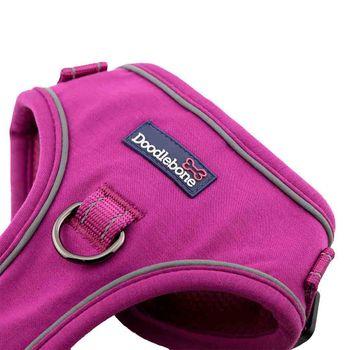 Doodlebone Trendy Tails Stomp Dog Harness Purple 1-2