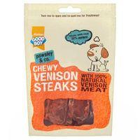 Good Boy Pawsley & Co Chewy Venisons Steaks Dog Chews, 80g