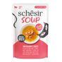 Schesir Soup Cat Food Complement, Salmon with Carrots , 40g 