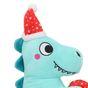 Smart Choice Squeaky Plush Dinosaur Christmas Dog Toy