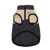 Rufus & Rosie Beige & Grey Explorer Dog Gilet, M