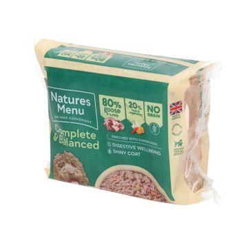 Natures Menu Complete & Balanced Goose & Turkey Raw Dog Food 500g