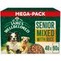 James Wellbeloved Senior Wet Dog Food in Gravy Variety Pack Pouch 48x90g