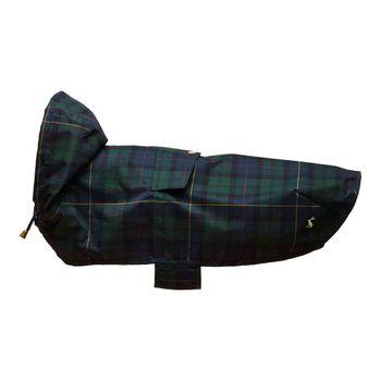 Joules Blackwatch Check Packaway Small Dog Coat