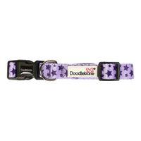 Doodlebone Bold Dog Collar Violet Star 6-11