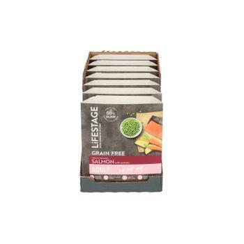 Lifestage Adult Grain Free Salmon Trays 7x395g