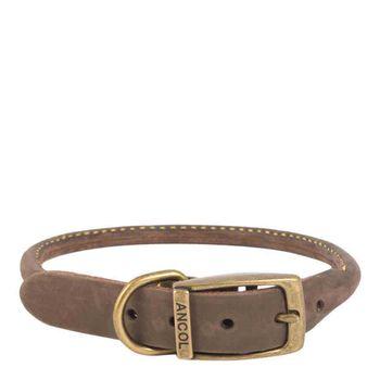 Ancol Round Dog Collar Sable Size 4, 35-43cm