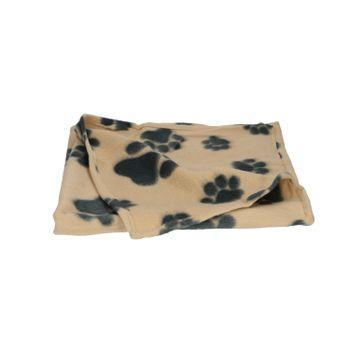 Pet Living Pet Blanket, Black & Beige. M-L