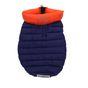 Rufus & Rosie Orange & Navy Dog Puffer Jacket, M+