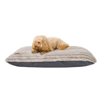 Snug & Cosy Faux Fur Dog Lounger Taupe