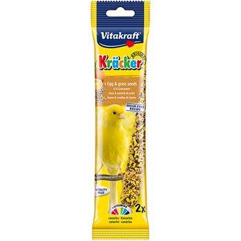 Vitakraft Canary Kracker Bird Food Egg-Grass Seeds 60g