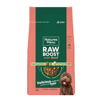 Natures Menu Raw Boost Beef Dog Food 3kg